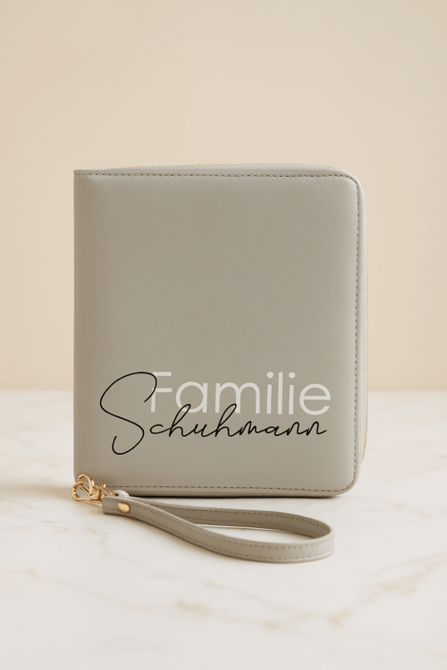 Familien Organizer aus Kunstleder