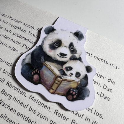 Magnetisches Lesezeichen - Panda