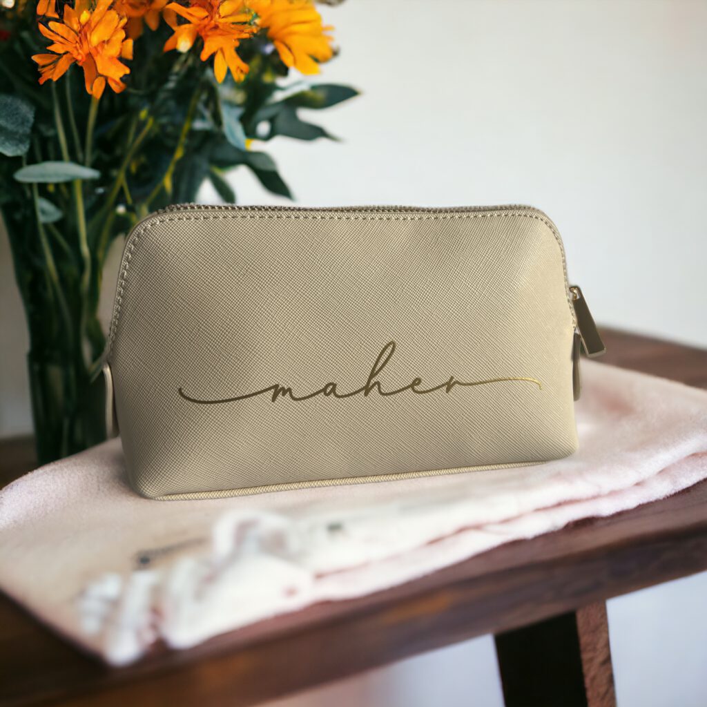 Kosmetiktasche mit Namen