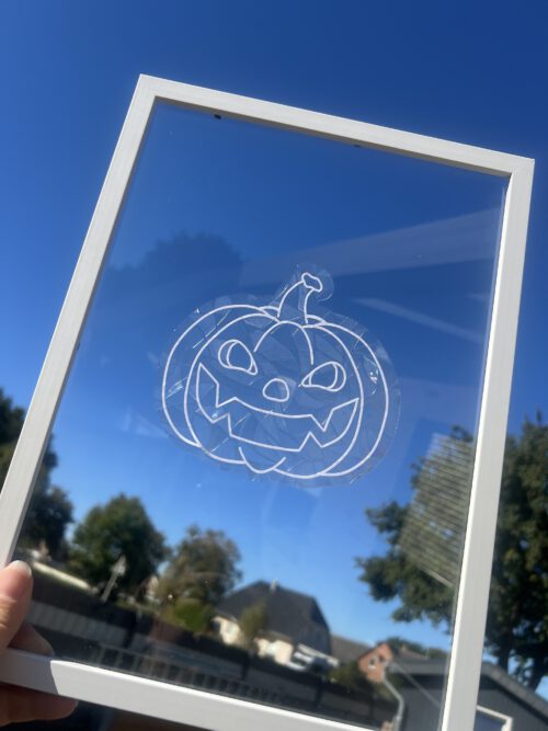 Suncatcher fürs Fenster - Kürbis