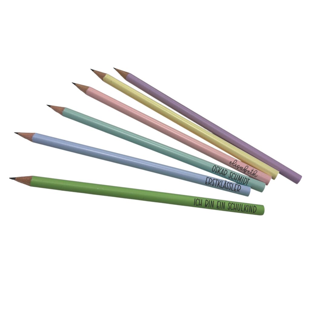 Personalisierter Bleistift mit Lasergravur, HB