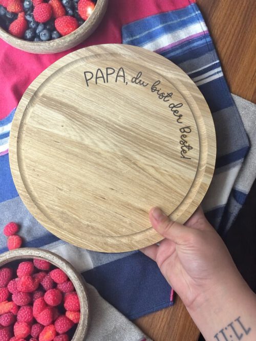 Rundes Holzbrett