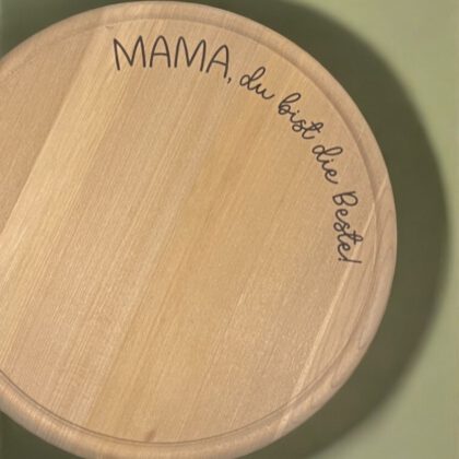 Rundes Holzbrett