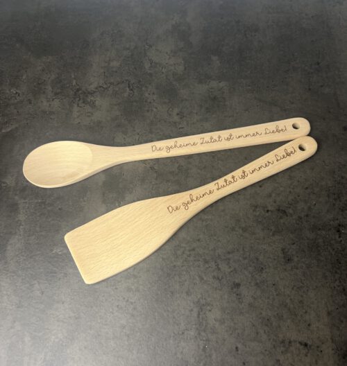 Kochlöffelset aus Buchenholz