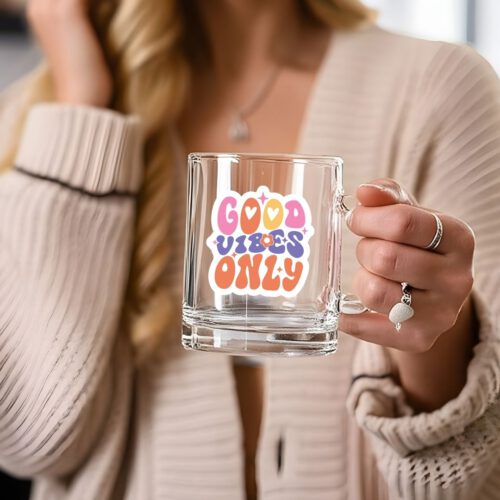 Glastasse Good Vibes Only
