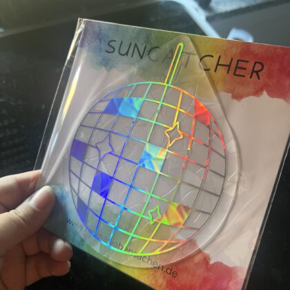 Suncatcher fürs Fenster - Diskokugel