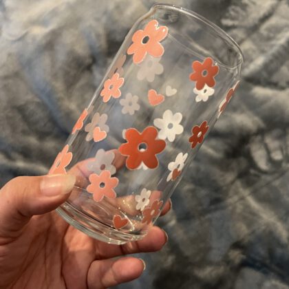 Dosenglas Restware Blümchen