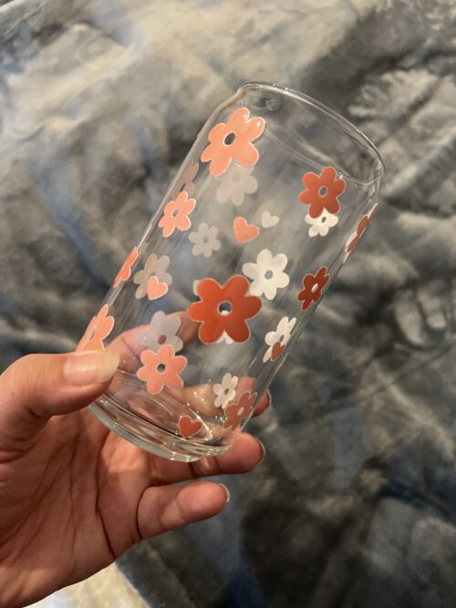 Dosenglas Restware Blümchen