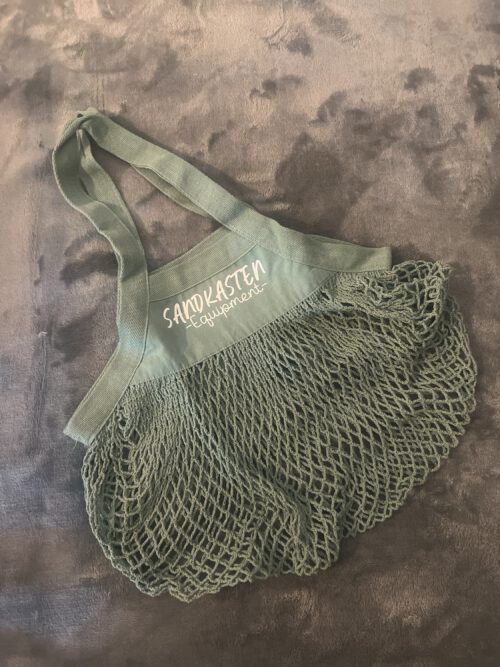 Sandspielzeugtasche sage green "sandkasten Equipment"