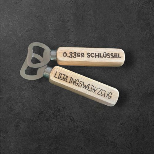 Flaschenöffner mit Holzgriff