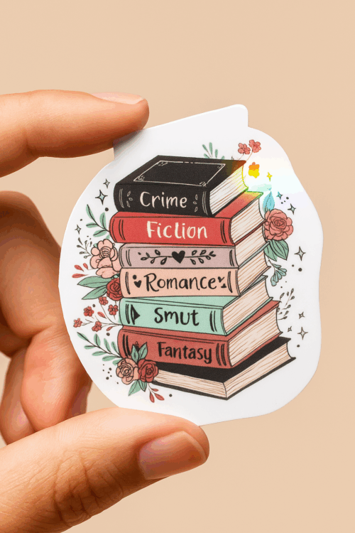 Magnetisches Lesezeichen - Bücherstapel Genre