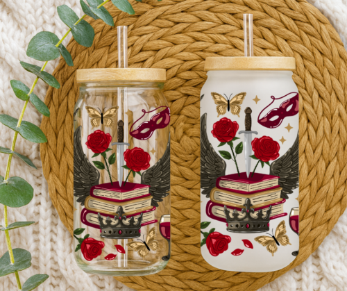 Dosenglas mit Bambusdeckel - Booktok Dark Romance