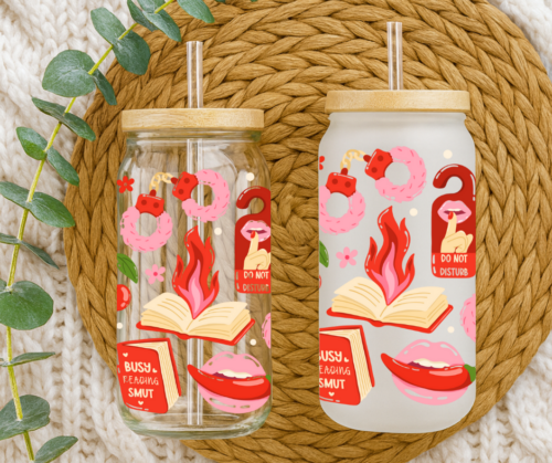 Dosenglas mit Bambusdeckel - Booktok Smut