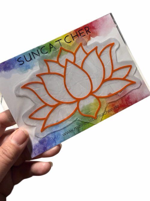 Suncatcher fürs Fenster - Lotusblume