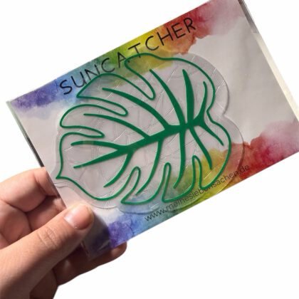 Suncatcher fürs Fenster - Monstera