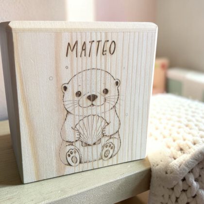 Holzspardose Tiere