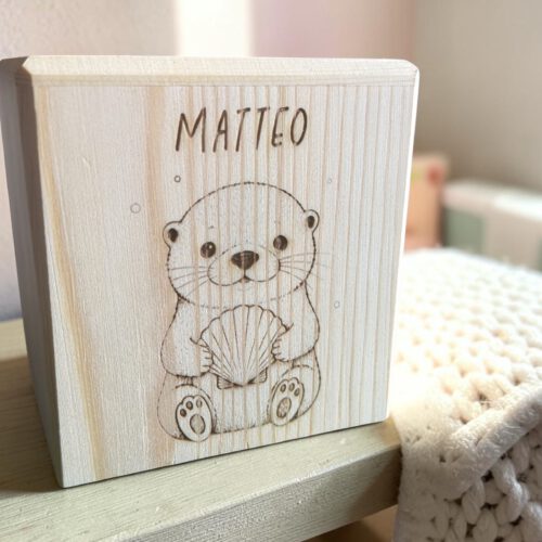 Holzspardose Tiere