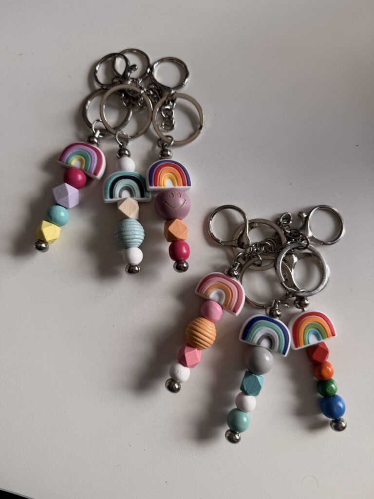 Schlüsselanhänger Lea Regenbogenzauber